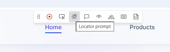 Locator prompt generation modal