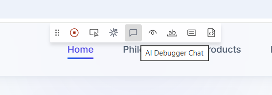 AI Debugger Chat Panel
